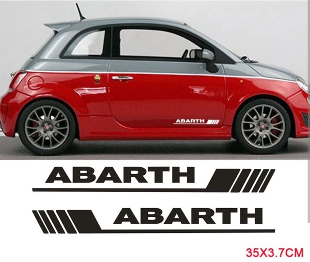 pegatina fiat 500 abarth