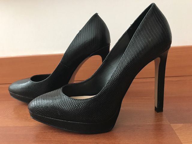 Zapatos tacon piel Zara 37