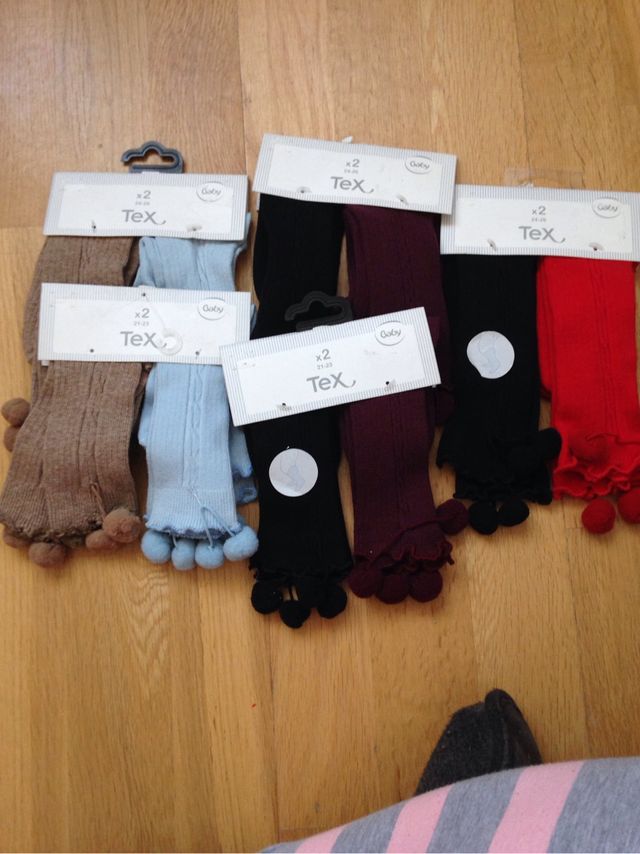 Calcetines, medias altas niño