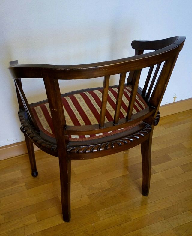 CONJUNTO DE BUTACAS Y DESCALZADORA ANTIGUAS