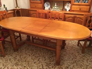 Mesa comedor ovalada de segunda mano en Madrid en WALLAPOP Mesa comedor ovalada de segunda mano en Madrid en WALLAPOP