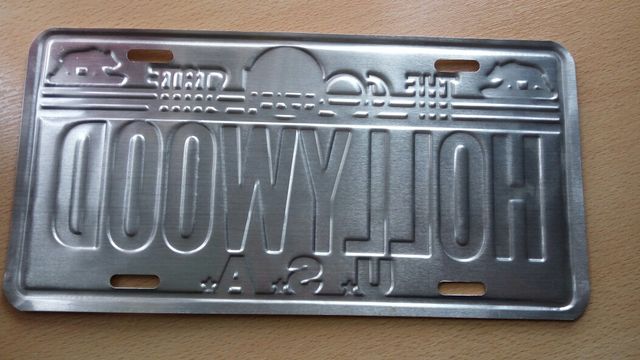 Decoracion Placa De Hollywood