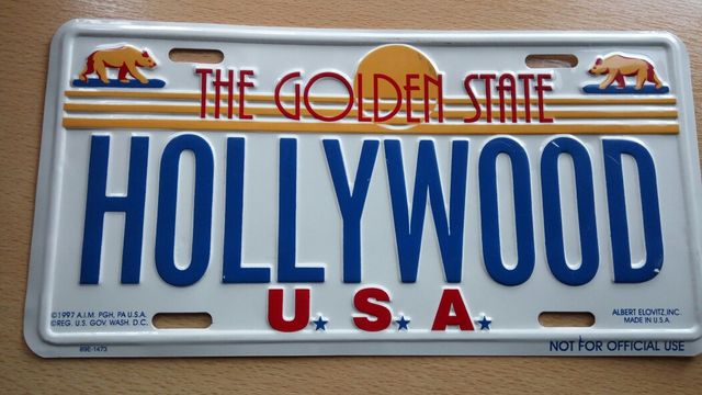 Decoracion Placa De Hollywood