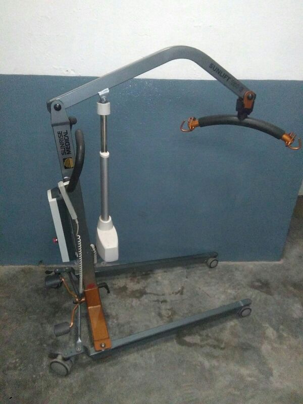 Grua hospital para personas.