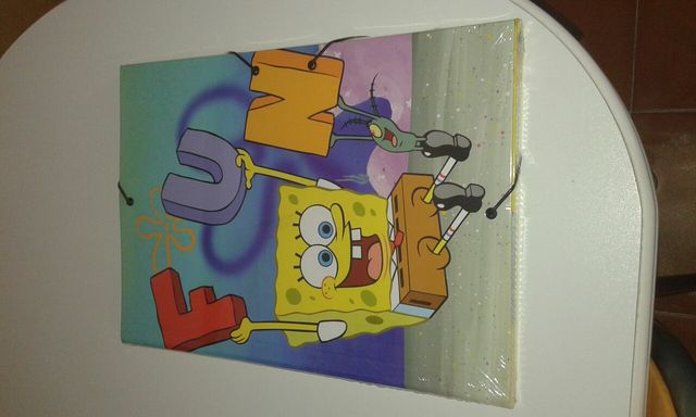 Carpeta infantil de Bob esponja de segunda mano por 5 € en Madrid en