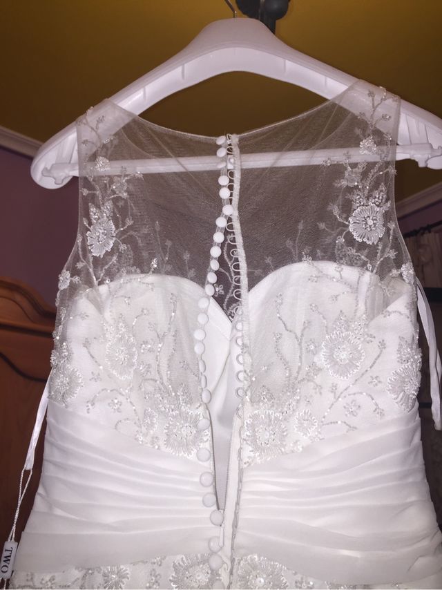 Vestido de novia NUEVO. Rosa Clará 2017 T38