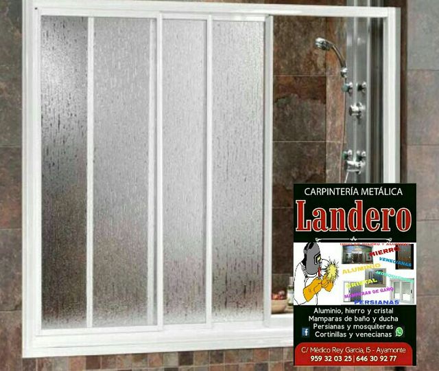 todo en hierro.aluminio.cristal