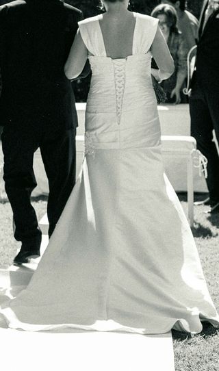 vestido de novia de segunda mano en dos hermanas en wallapop