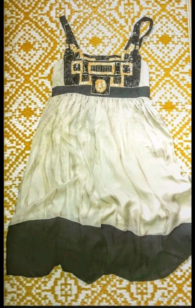 vestido fiesta pailletes a estrenar