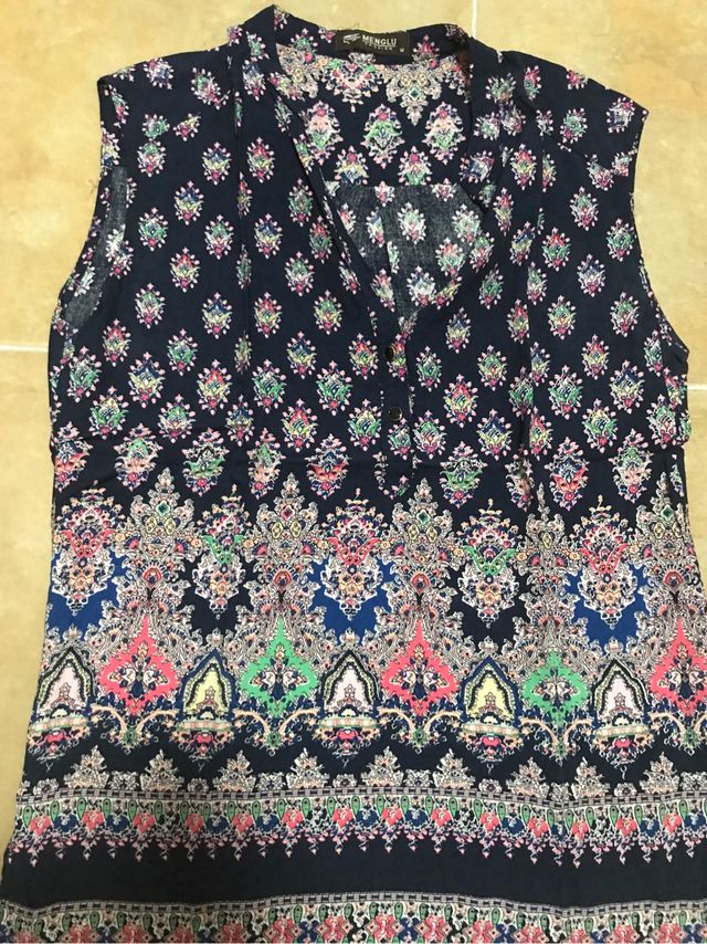 Blusa estampada talla m