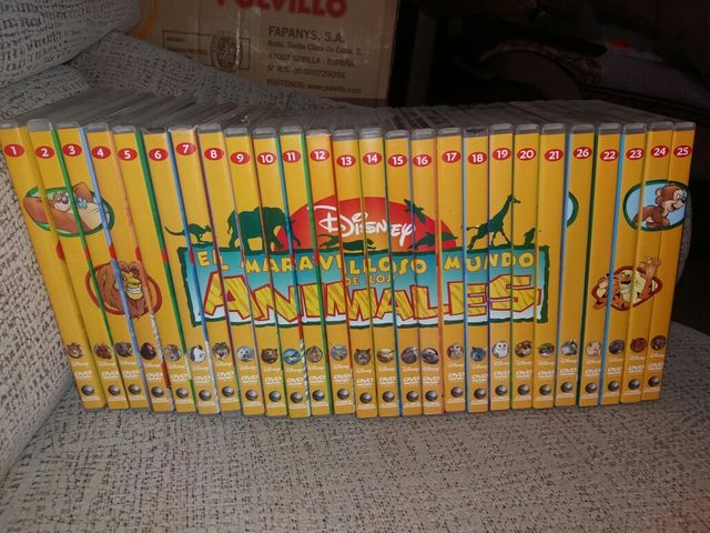COLECCION DVD Y LIBROS DE ANIMALES