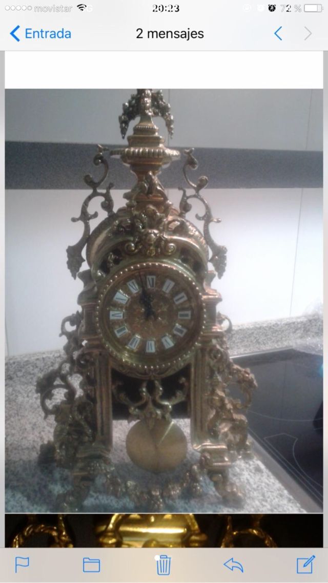 Reloj bronce