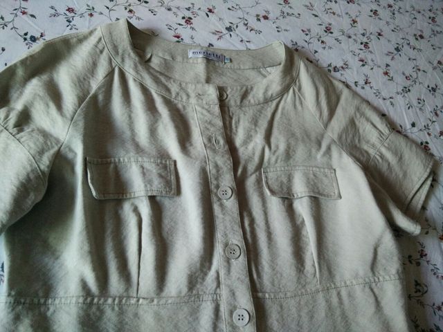 vestido beis talla 42