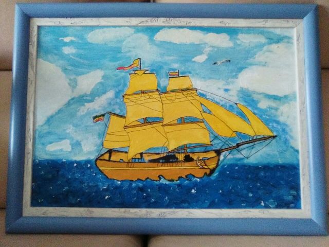 cuadro pintado al óleo