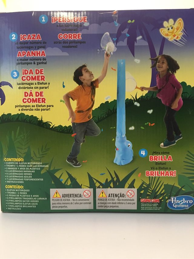 Juego Elefun caza mariposas