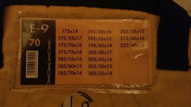 Cadenas de nieve coche