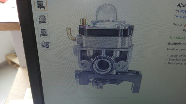 carburador Honda 1600 Z0H 834 gx25