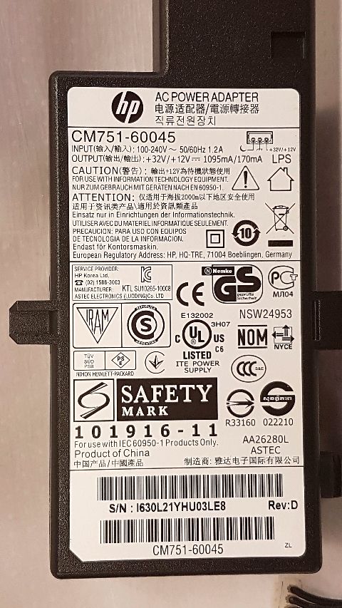 Fuente Alimentación Hp 8600 Officejet Pro