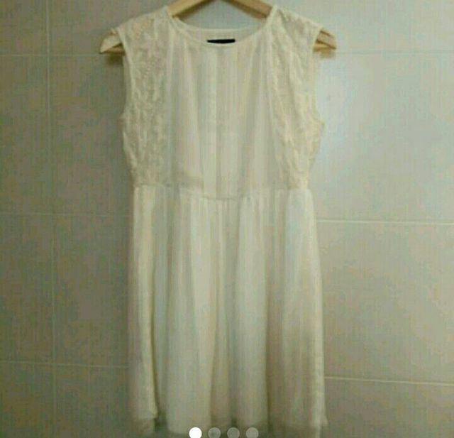 Vestido gasa de Mango