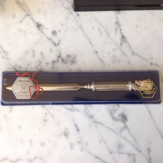 Abre Cartas Plata de Ley Pedro 