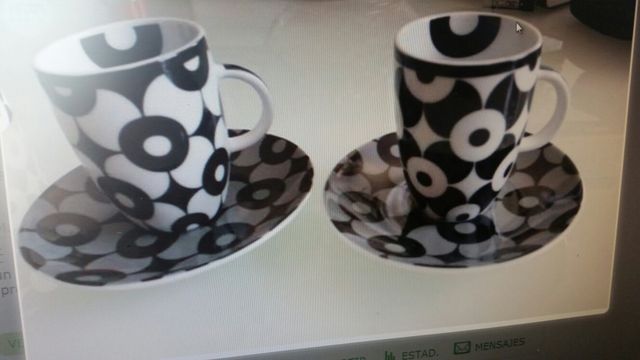 juego de café 2 tazas + 1 de regalo