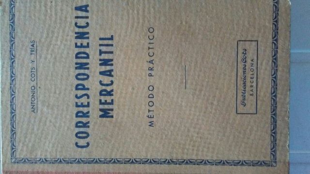 Vecchio libro di corrispondenza commerciale