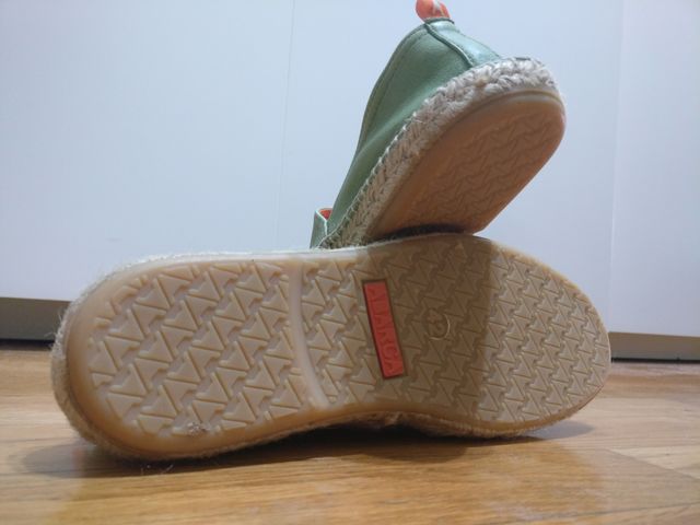 Alpargatas Abarca Shoes verdes.