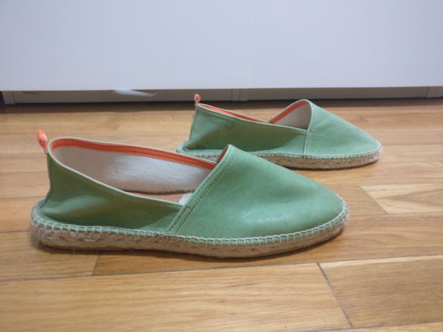 Alpargatas Abarca Shoes verdes.