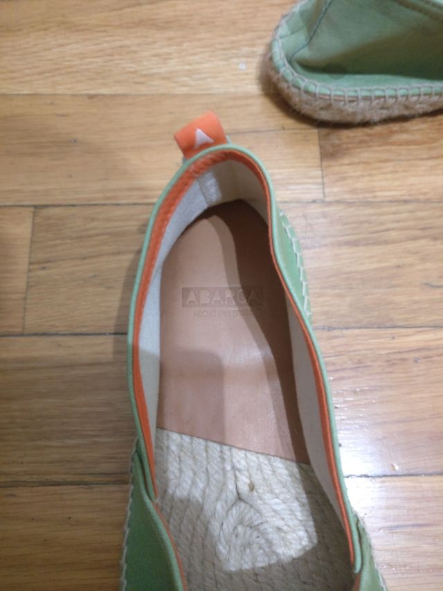 Alpargatas Abarca Shoes verdes.