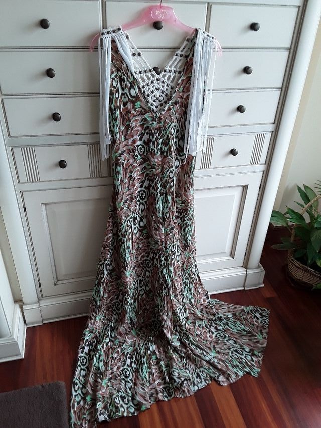 vestido largo L