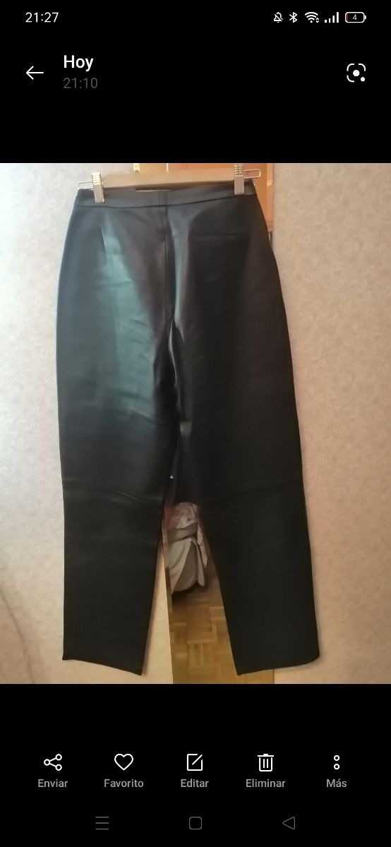 Pantalón de cuero talla 42