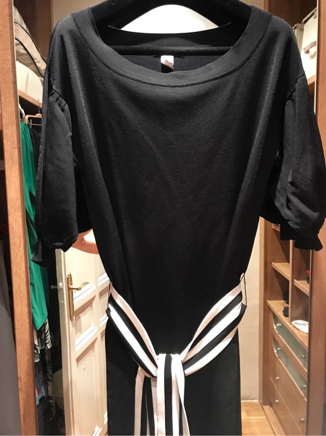 REBAJAS: Vestido punto negro