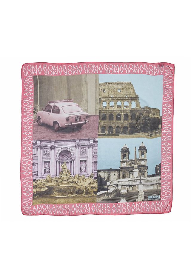 Fular 100 % seda de Moschino