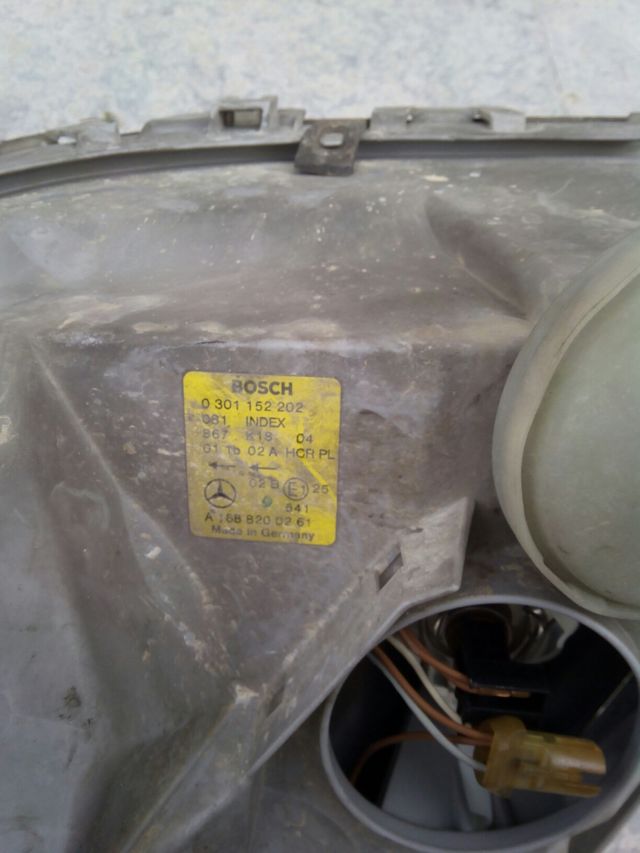 Faro mercedes clase a