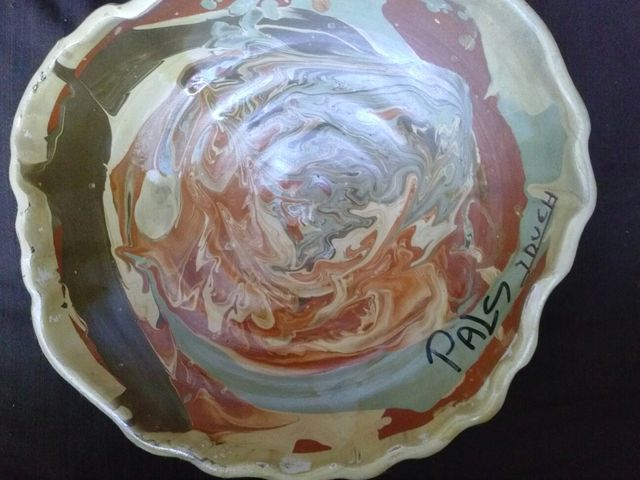 cerámica de Pals  para colgar o  de frutero