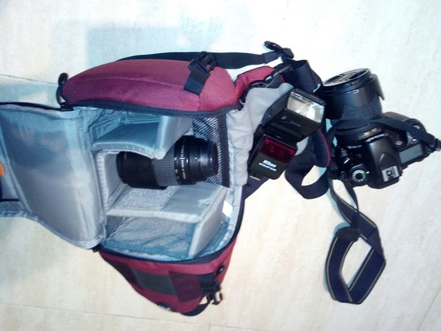 equipo fotografico nikon con muy  poco uso