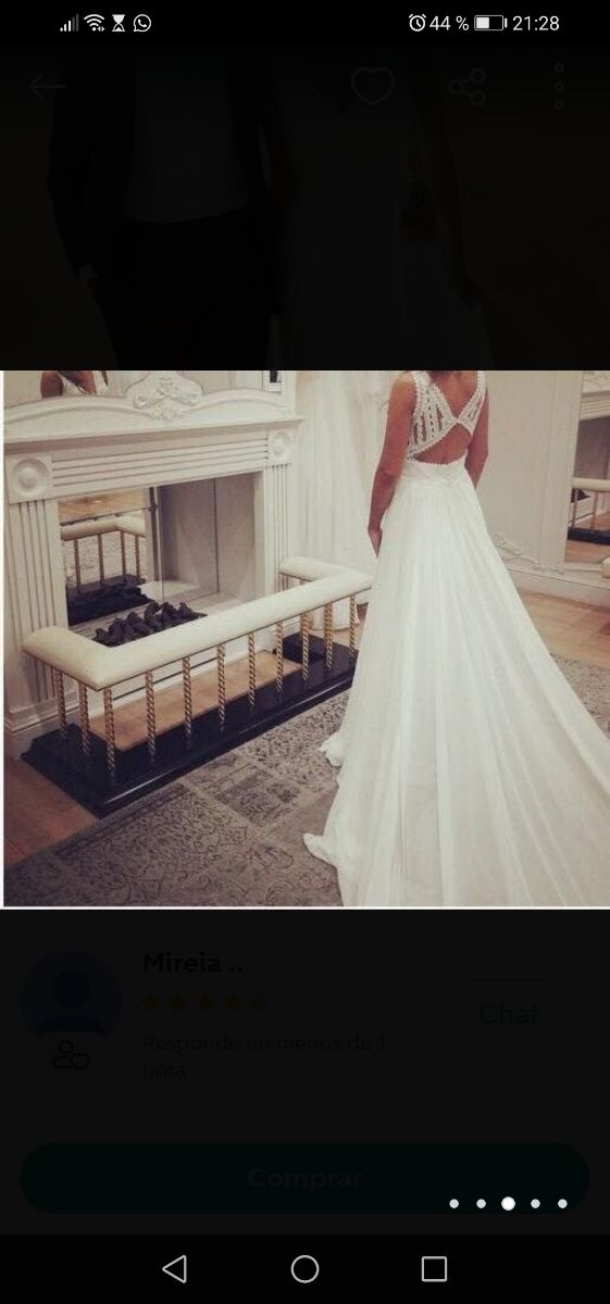 Vestido de novia boho