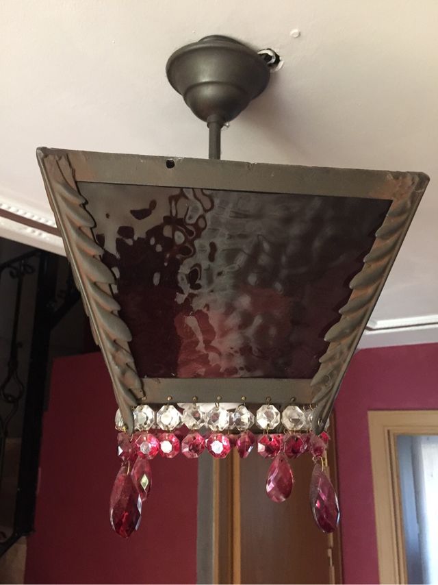 Lamapara techo forja