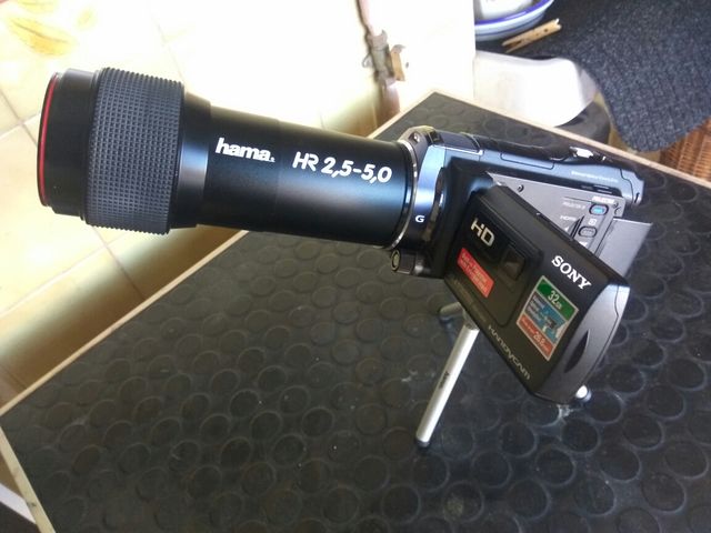 Objetivo zoom para camara de video o fotos.