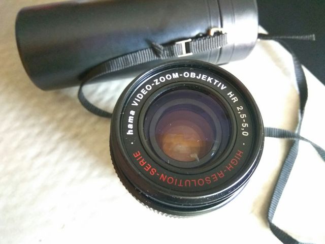 Objetivo zoom para camara de video o fotos.