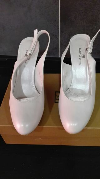 zapatos de novia de segunda mano en leganés en wallapop