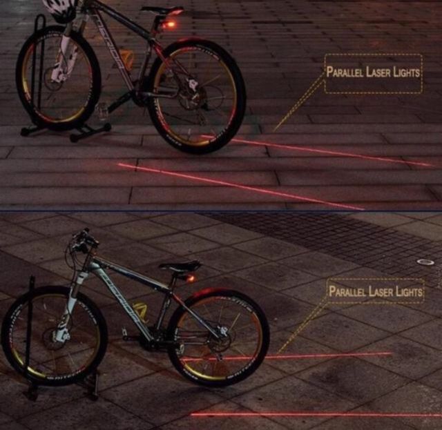 Fanale posteriore a led di sicurezza per bicicletta