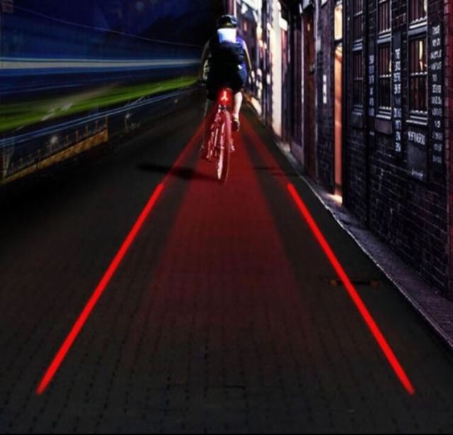 Fanale posteriore a led di sicurezza per bicicletta