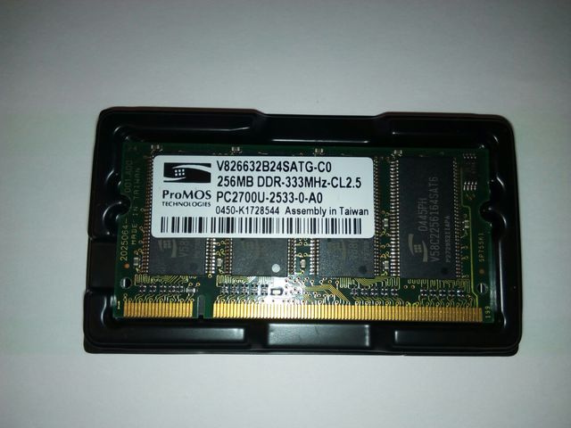 Ram SO-DIMM 256Mb DDR 333MHz