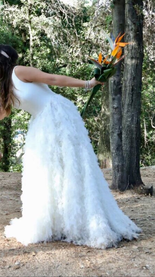 vestido novia jordi anguera de segunda mano por 500 € en terrassa en