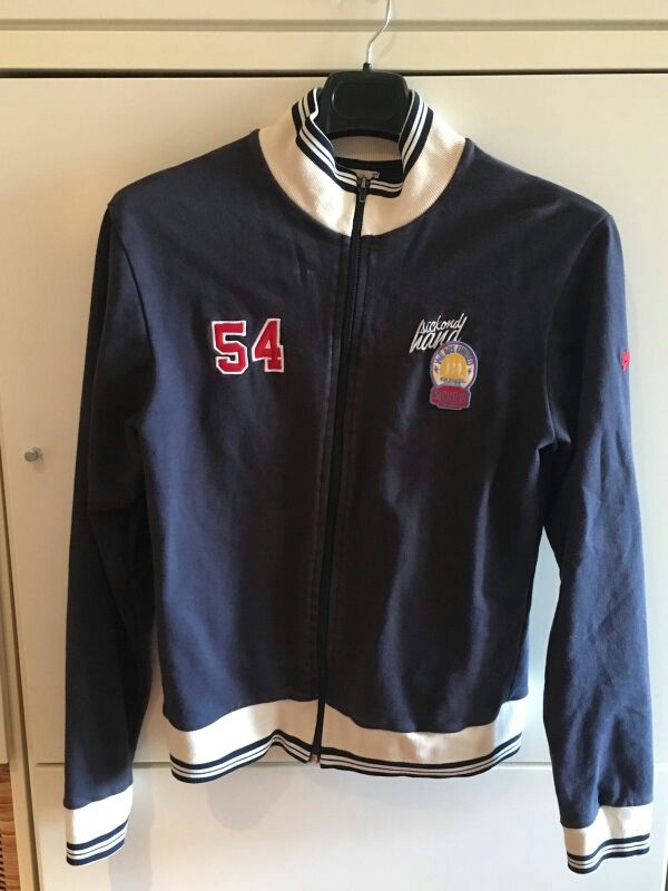 Sudadera bomber azul