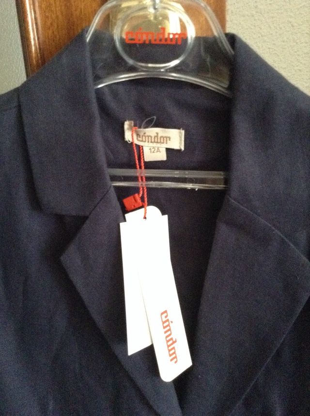 Americana azul marino talla 12 Cóndor NUEVA.