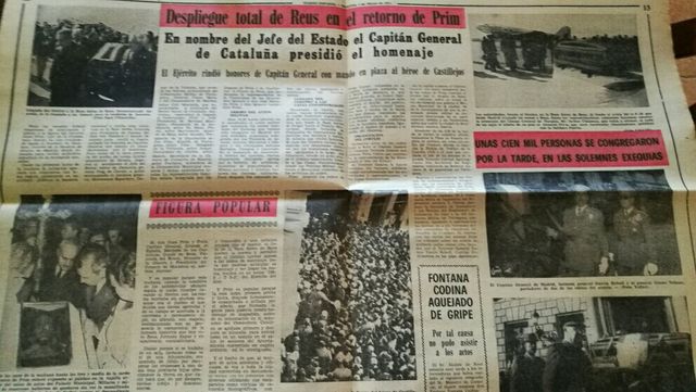 Antiguo Diario Español año 1971.