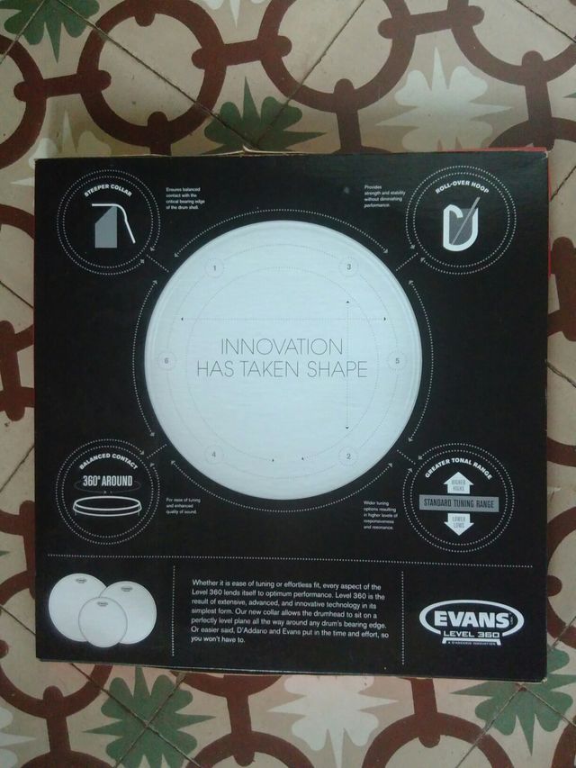 Parche bateria 13" Evans G2 Coated