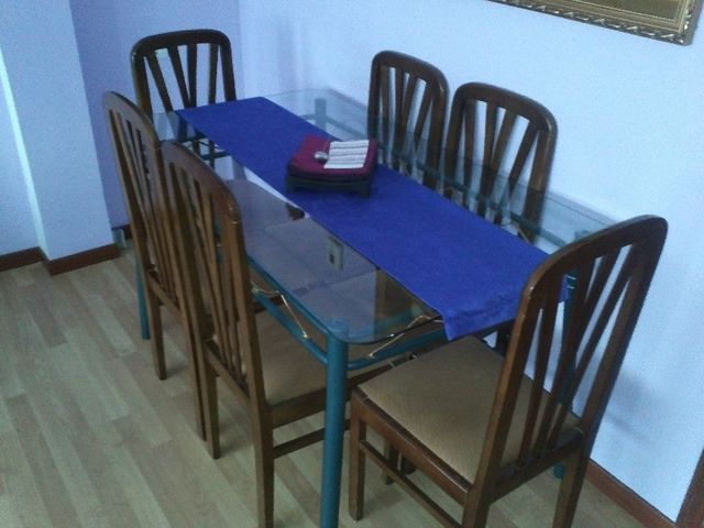 Mesa Comedor cristal con sillas de segunda mano por 80 € en Alcalá ... Mesa Comedor cristal con sillas de segunda mano por 80 € en Alcalá ...